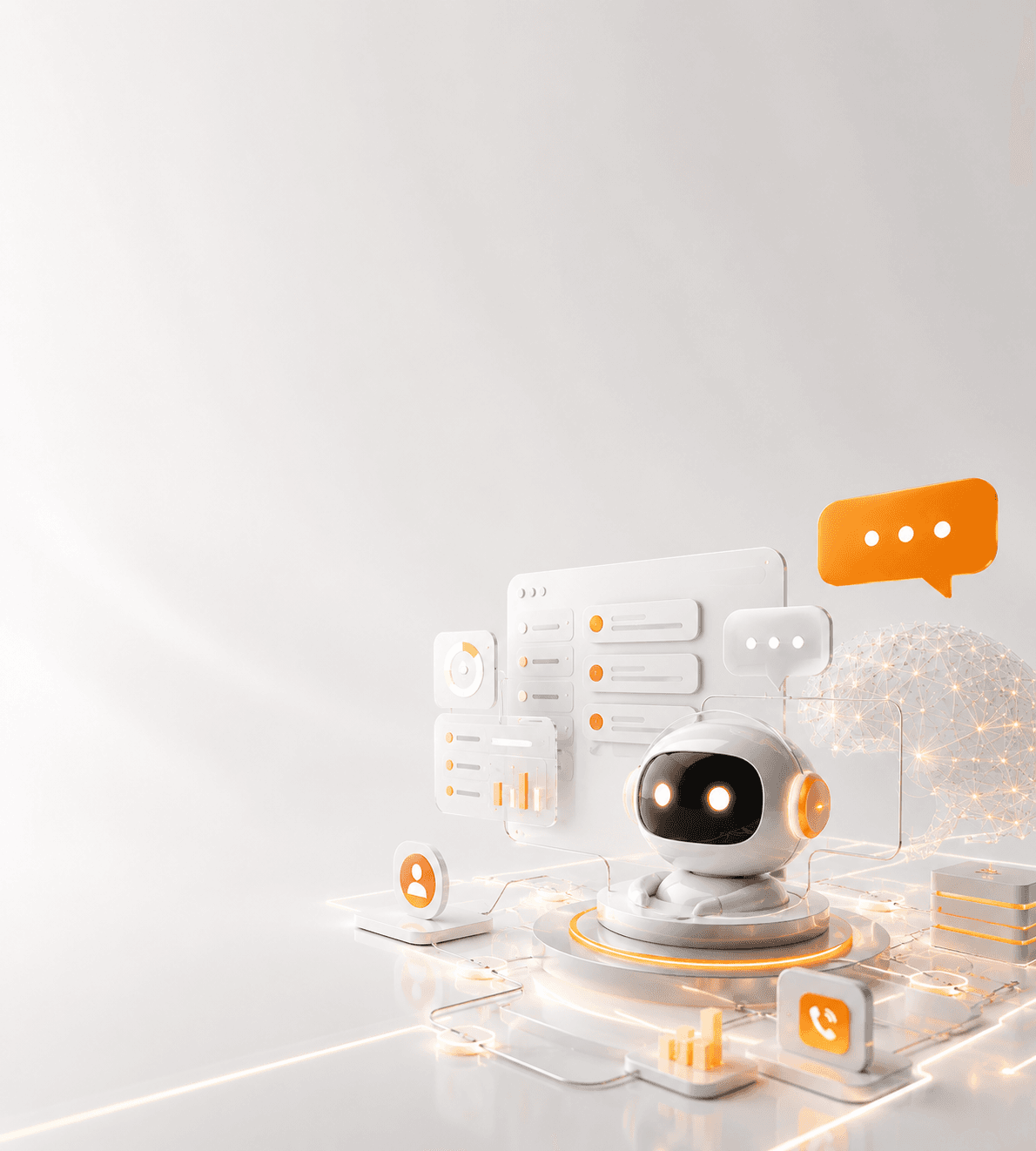 AI chatbot development services hero banner
